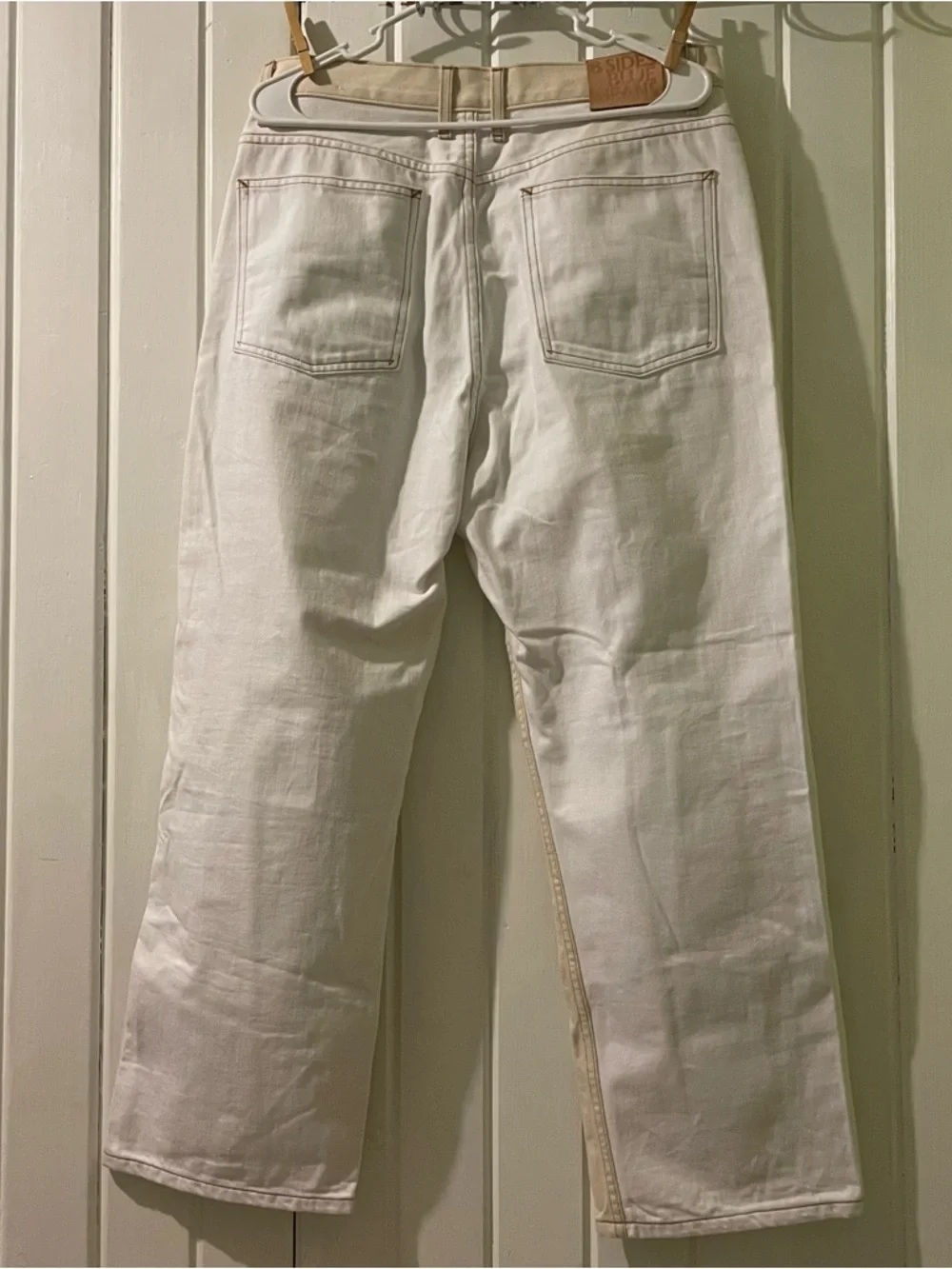 B SIDES bi-color denim pants size 31 NWOT